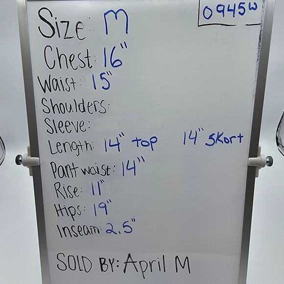 Lottie & Holly Womans size M 2 Piece Outfit Floral Crop Tank Top & Skort Set NEW - Picture 8 of 8